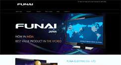 Desktop Screenshot of funai-india.com