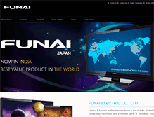 Tablet Screenshot of funai-india.com